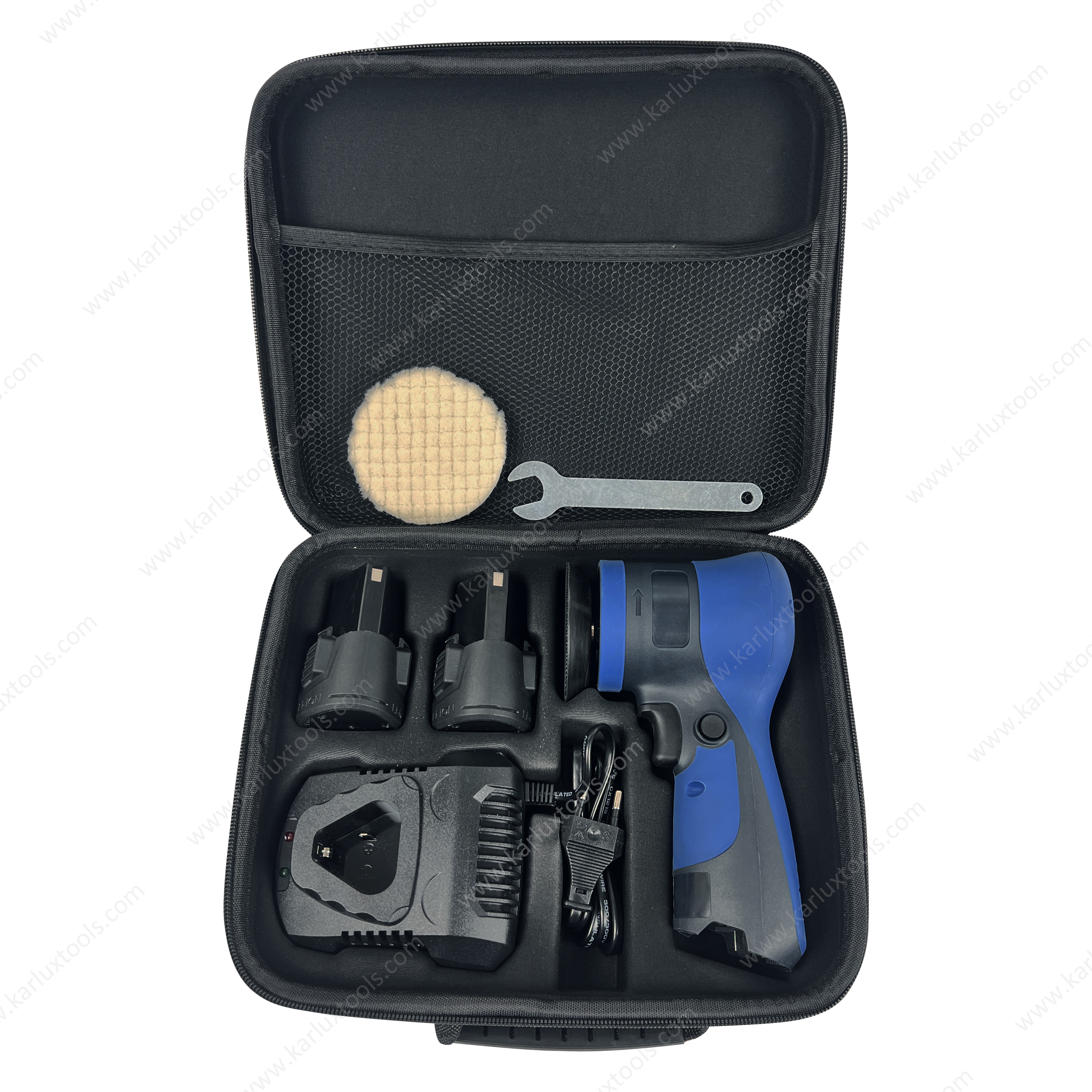 3Inch 75Mm 12 Volt Lithium-Ion Variable Speed Portable Buffer Polisher Mini Cordless Polisher For Car Detailing