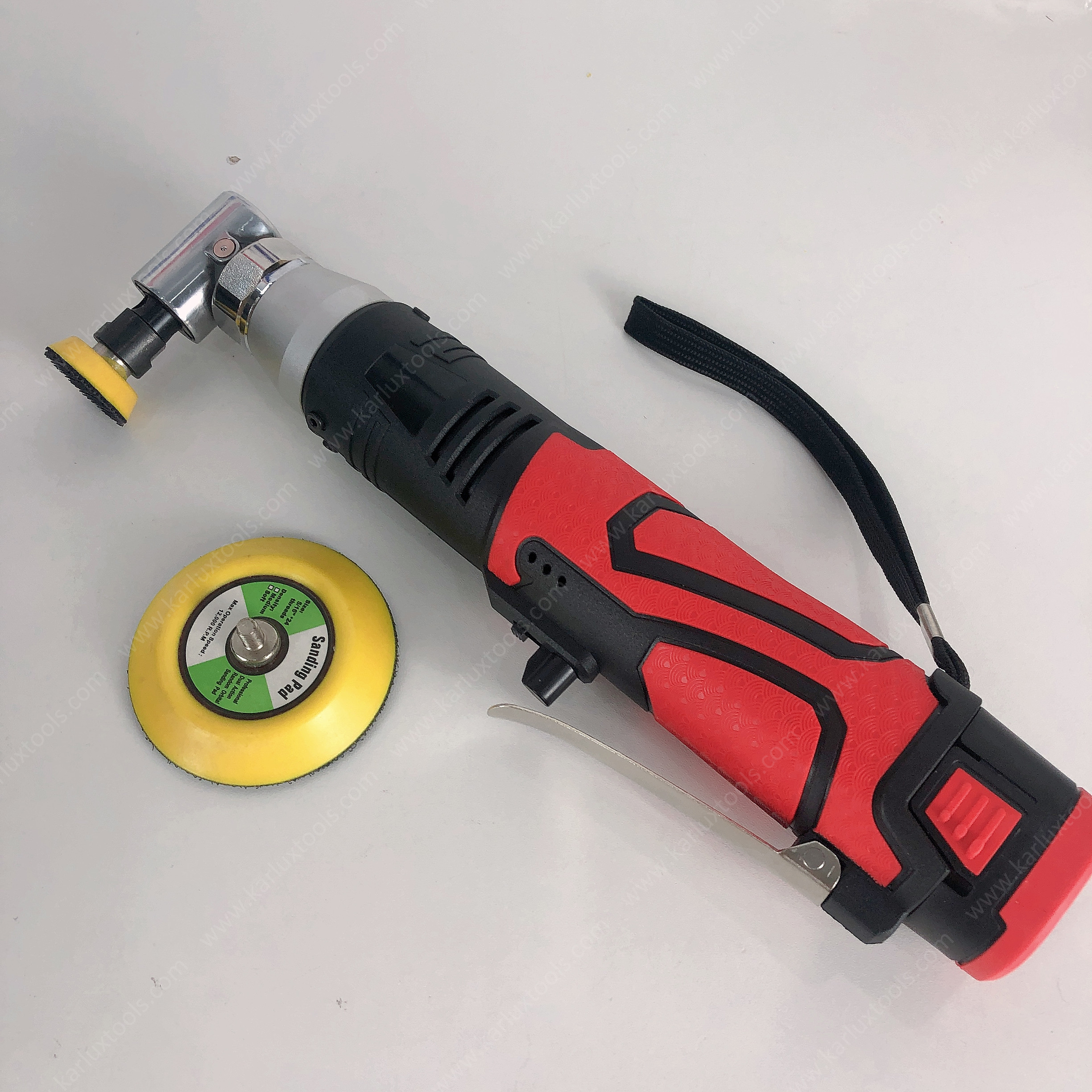 Cordless Sander for 2inch 3inch Pad Portable Lithium Battery Sander with Rechargeable Battery Karlux Sanding Tools