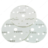 3inch 75mm Multihole Grit P320-3000 Open Coat Sanding Paper Soft TPU Film Sandpaper Disc for High-precision Grinding
