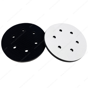 6inch 150mm 6Holes Round Hook and Loop Sponge Cushion Soft Foam Sanding Interface Pad for Backing Pad