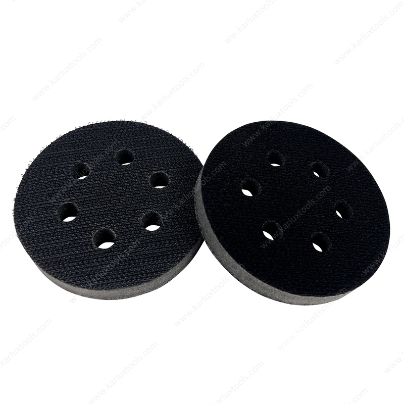3inch 75mm 6 Holes ROUND Hook and Loop Sponge Cushion Buffer Backing Pad Foam Soft Interface Pad