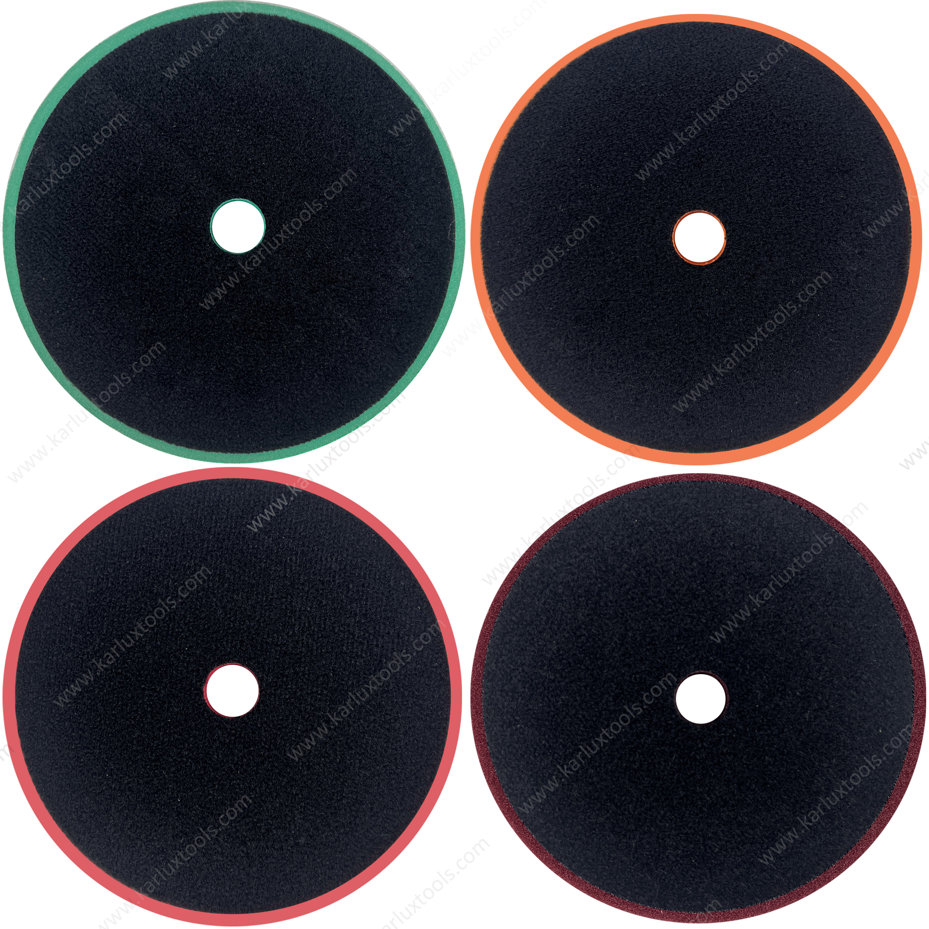 6inch Hexagon Bevel Edge Foam Polishing Pad Car Foam Buffing Polishing Sponge Pad Compound Polishing Wax for DA RO Car Polisher