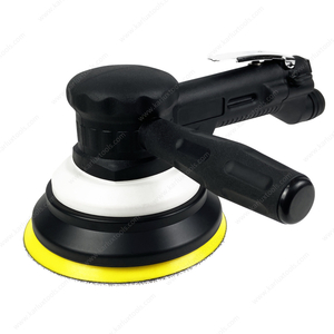 9000Rpm Orbit 10Mm 6inch 150mm Self Generated Vacuum Two Hands Pneumatic Air Orbital Sander