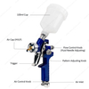 Air Gravity Spray Gun HVLP Nozzle 0.8/1.0