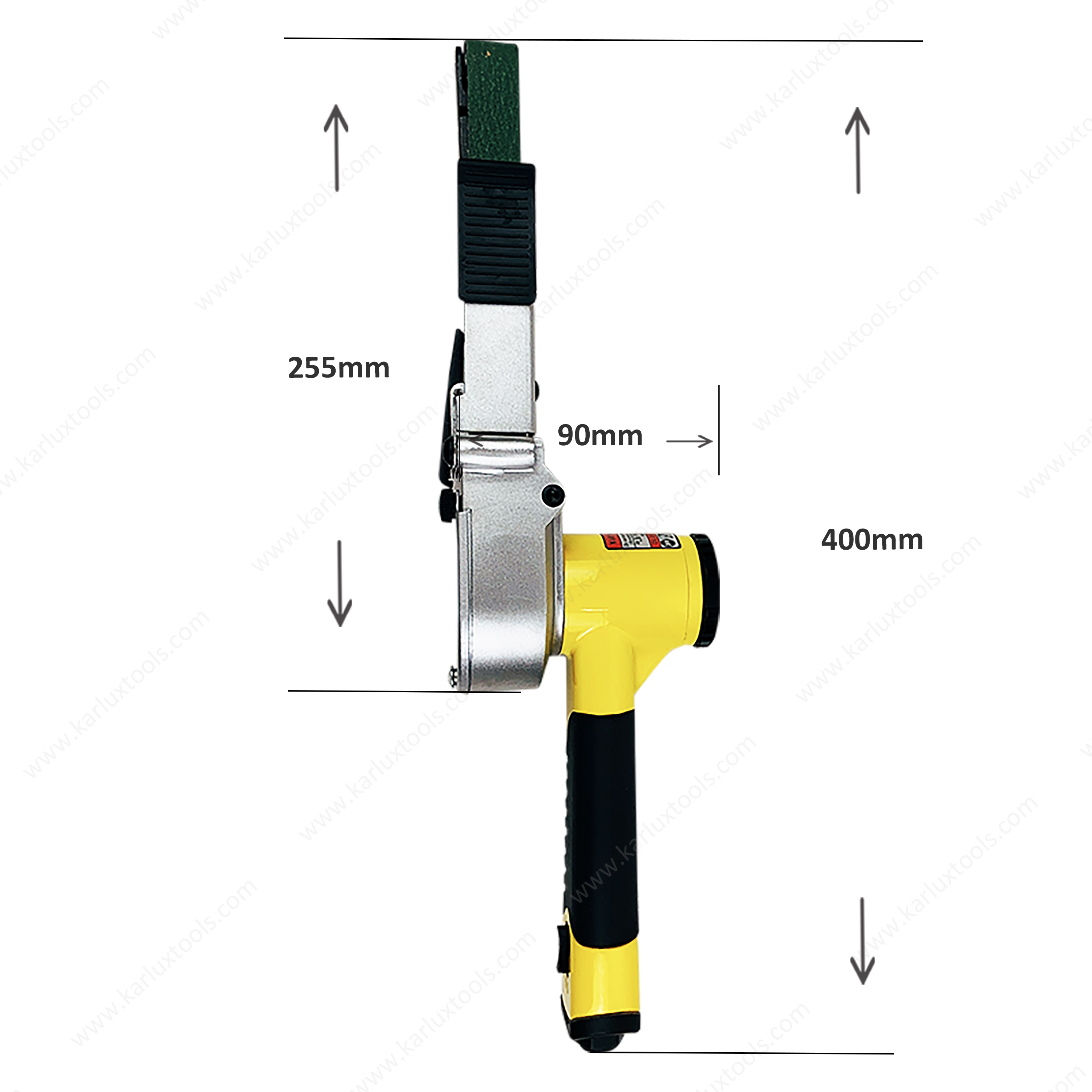 20*520mm 16000RPM High Speed 1/4'' Air Inlet Air Belt Sander