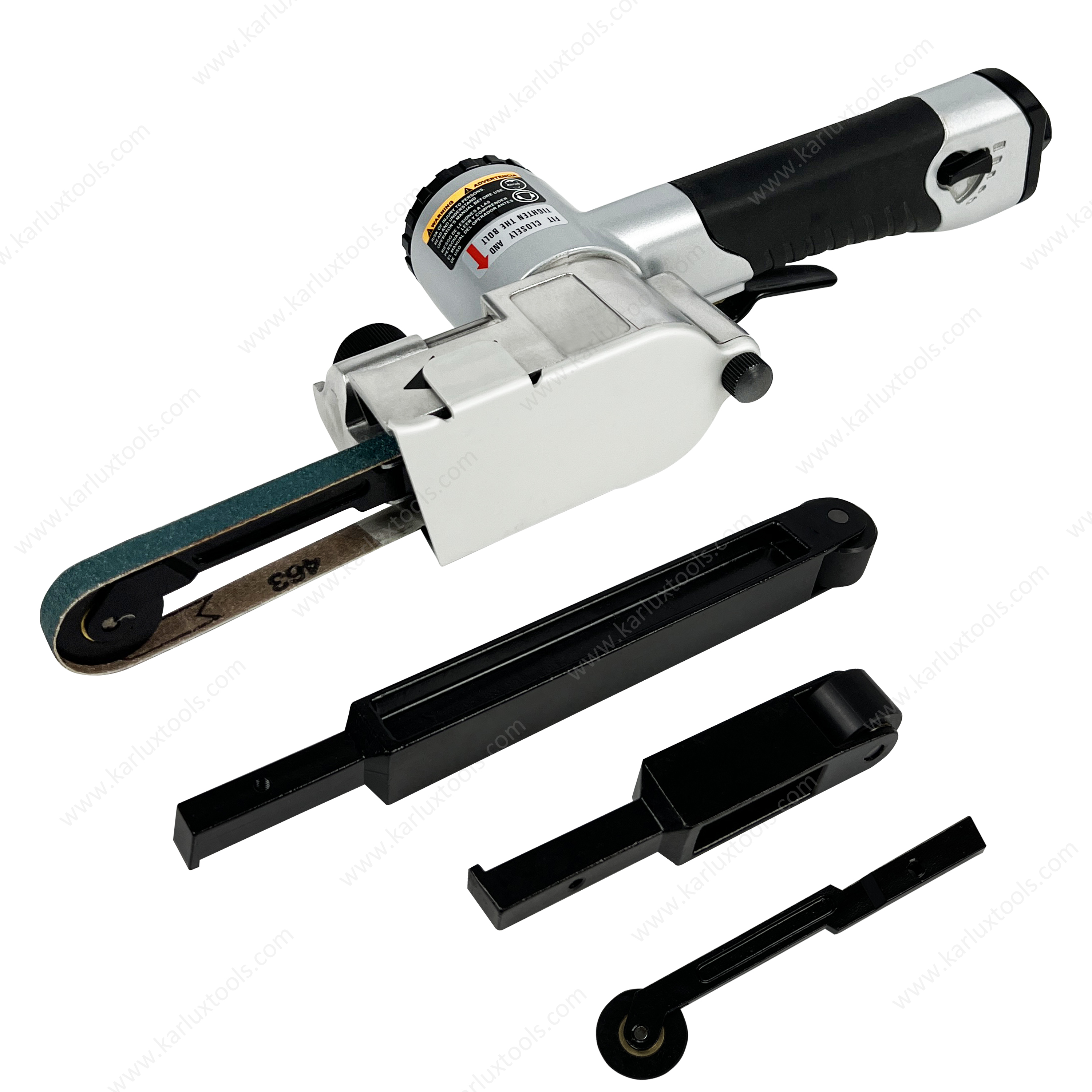 15,500Rpm 4 Sanding Belt Sizes 6x330mm 10x330mm 20x330mm 20x520mm Pneumatic Sanders Tools Air Belt Sander