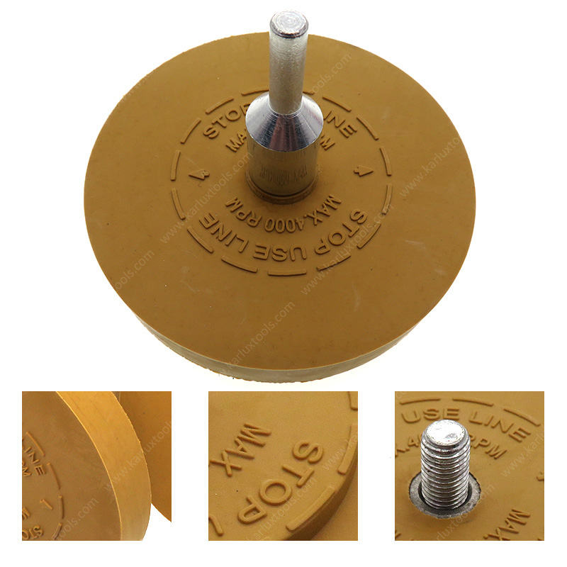 Resin Erasing Wheel 3.5inch (88mm) Thickness 15mm with 5/16'' Thread