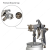 W-101-S 600ml 1.0/1.3/1.5/1.8mm Lightweight Suction Feed Paint Repair Sprayer Air Paint Spray Gun with Container Cup