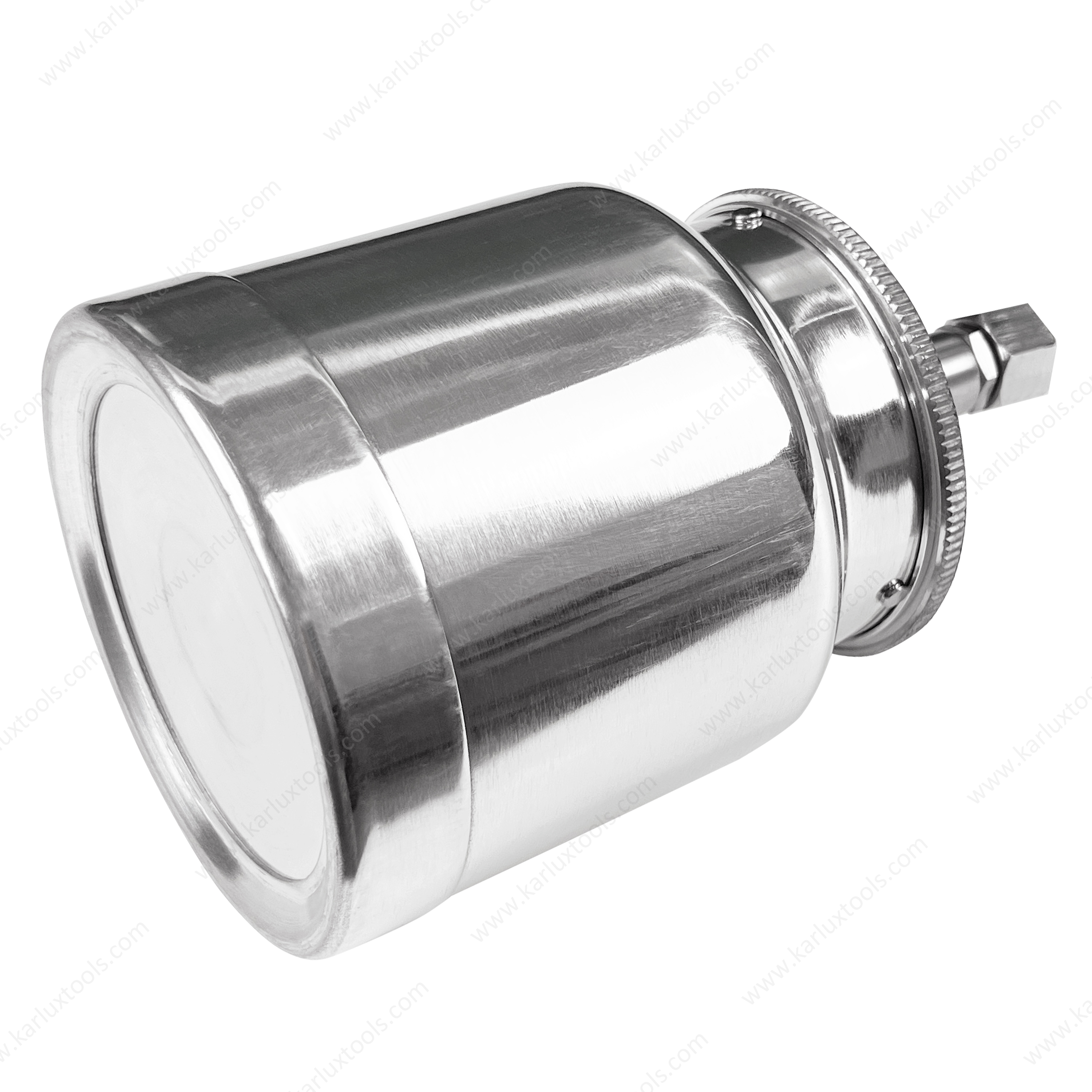 G3/8 Thread 750ml Aluminium Spray Gun Paint Cup Pneumatic Tool Replacement Fluid Pot Siphon Feed Paint Tank for Air Spray Gun