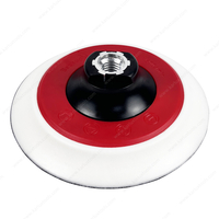 5 Inch (125mm) Polishing Pad 13mm Medium Soft Foam M14/M16/5/8" Thread Hook & Loop & PSA Backing Buffing Pad for Car Polishing & Detailing