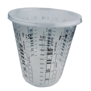 Disposable Paint Mixing Cups with Scale 1100ml