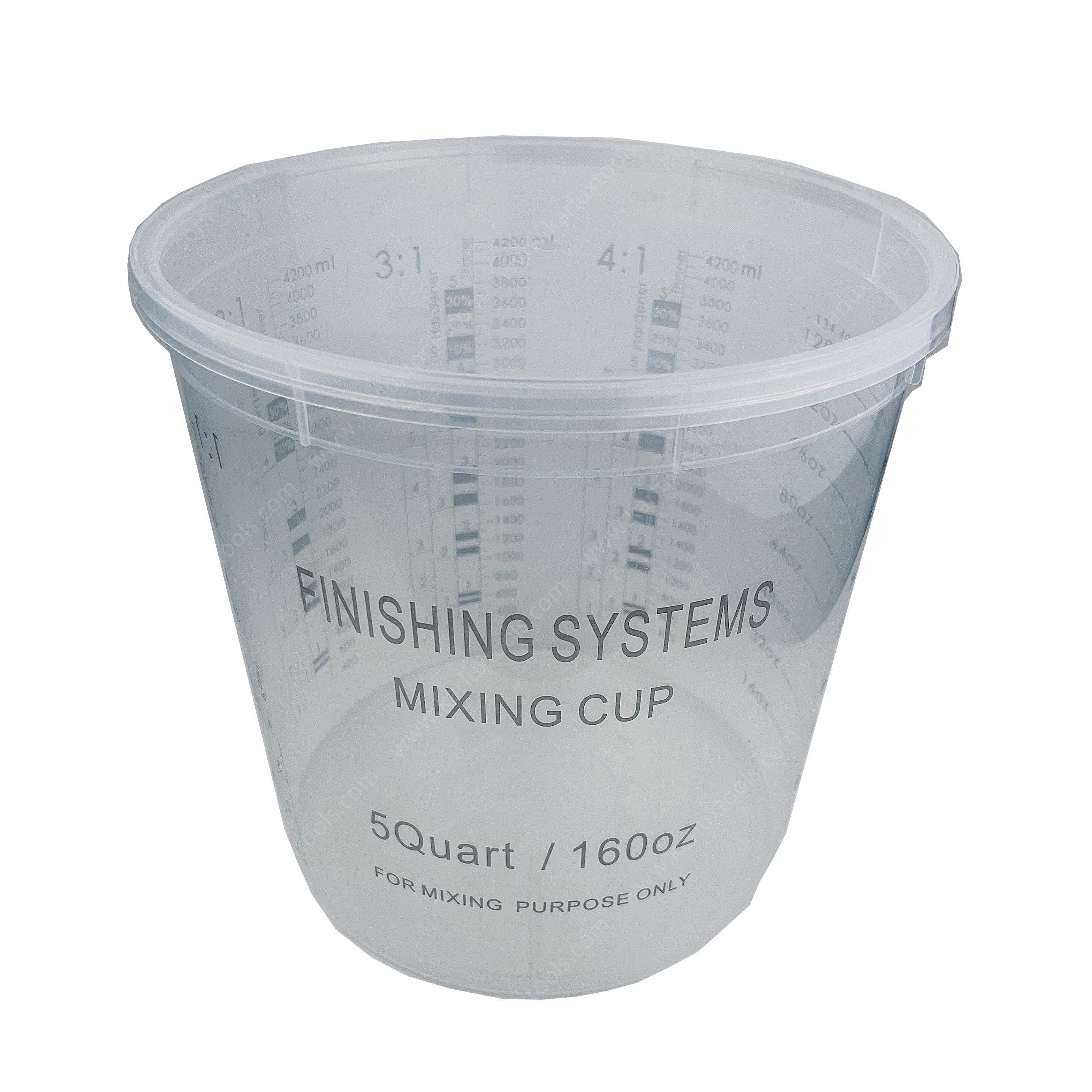 Disposable Paint Mixing Cups with Scale 4200ml