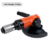 7 Inch 180mm Heavy Duty Pneumatic Angle Grinder 7000RPM Roller Throttle Professional Air Disc Grinding Machine for Industry