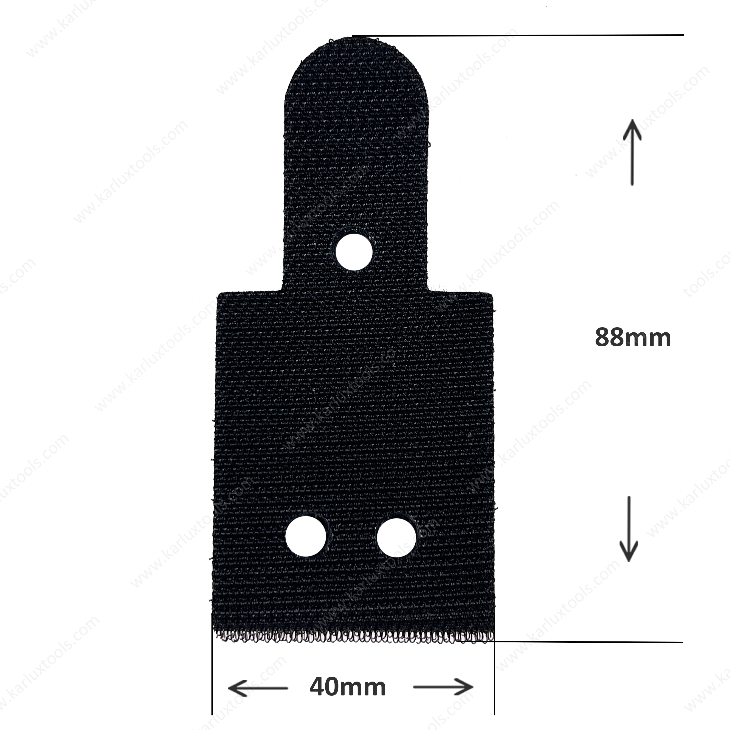 40x88mm Double Sided Hook and Loop Sanding Pad Dual Face Backing Plate for AAS840 Air Sander Twin Sided Abrasive Paper Holder