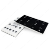 80x130mm 12+4 Holes Short-Hook Velcro Backing Pad Back up Pad Sanding Plate Rectangle Sanding Pad Assembly by Screws