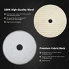 5inch 125mm Trapezoid Flat Grid or Stripe Surface Wool Pad Buffing Pad Japanese Wool Polishing Pad for Dual Action RO GA Polisher