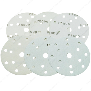 3inch 75mm Multihole Grit P320-3000 Open Coat Sanding Paper Soft TPU Film Sandpaper Disc for High-precision Grinding