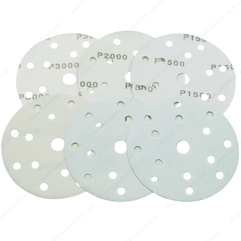 3inch 75mm Multihole Grit P320-3000 Open Coat Sanding Paper Soft TPU Film Sandpaper Disc for High-precision Grinding
