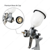 0.5-2.0mm Nozzle 100ml Mini HVLP Spray Gun Gravity Paint Car Paint Sprayer Pneumatic Air Spray Gun for Car Refinishing