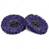 94mm Purple Strip Abrasive Disc Stripping Wheel Strip Discs for Angle Grinder Clean & Remove Paint Coating Rust and Oxidation