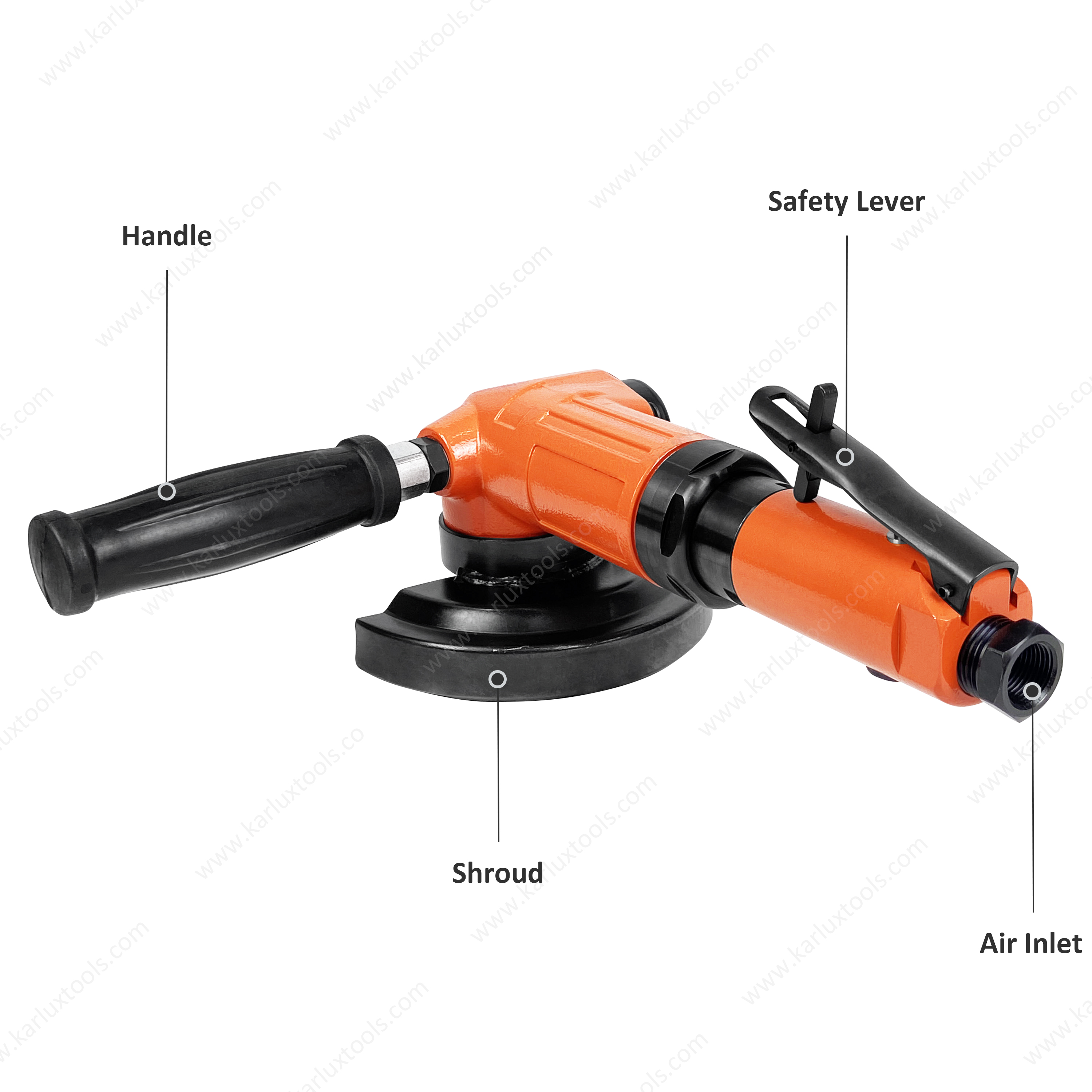 12000Rpm 4Inch Heavy Duty Metal Cutting Blade Air Disc Grinder Pneumatic Air Angle Grinder