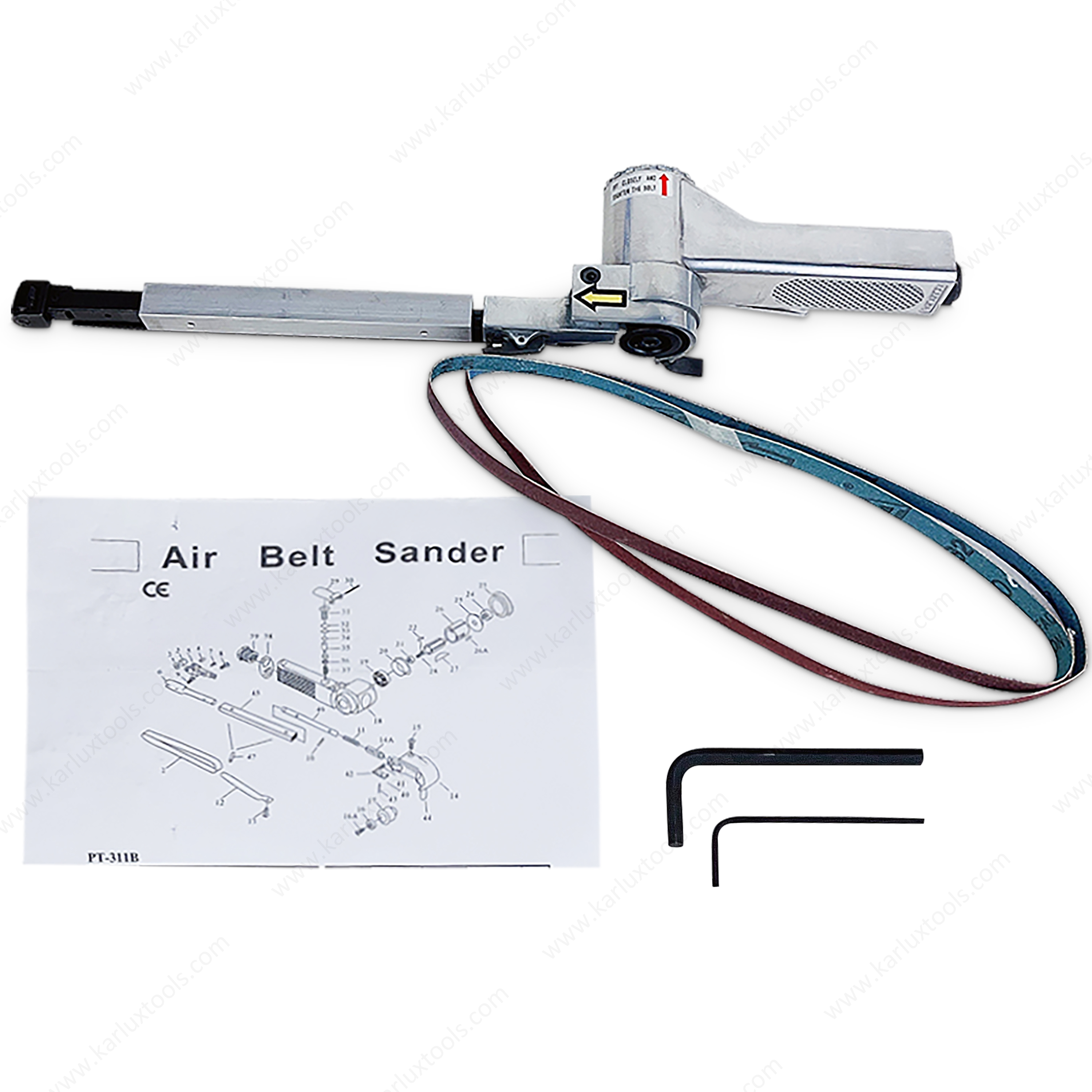 ABS-13610 Air Belt Sander 13x610mm 16,000RPM