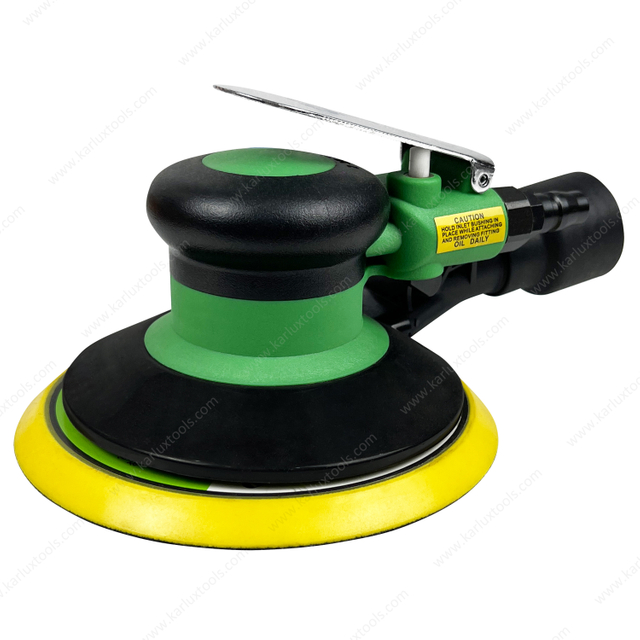 12000RPM 6inch 150mm Orbit 2.5/5.0/8.0mm Central Vacuum Professional Pneumatic Palm Sander Woodworking Air Random Orbital Sander