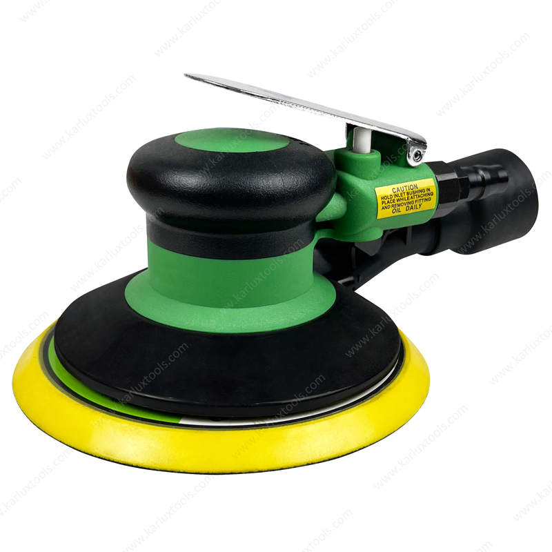 12000RPM 6inch 150mm Orbit 2.5/5.0/8.0mm Central Vacuum Professional Pneumatic Palm Sander Woodworking Air Random Orbital Sander