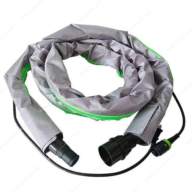 5 Meter Dust Extraction Hose Cover Polyester Fabric Protective Sleeve Dust Hose Protector for Electric Vacuum Machine