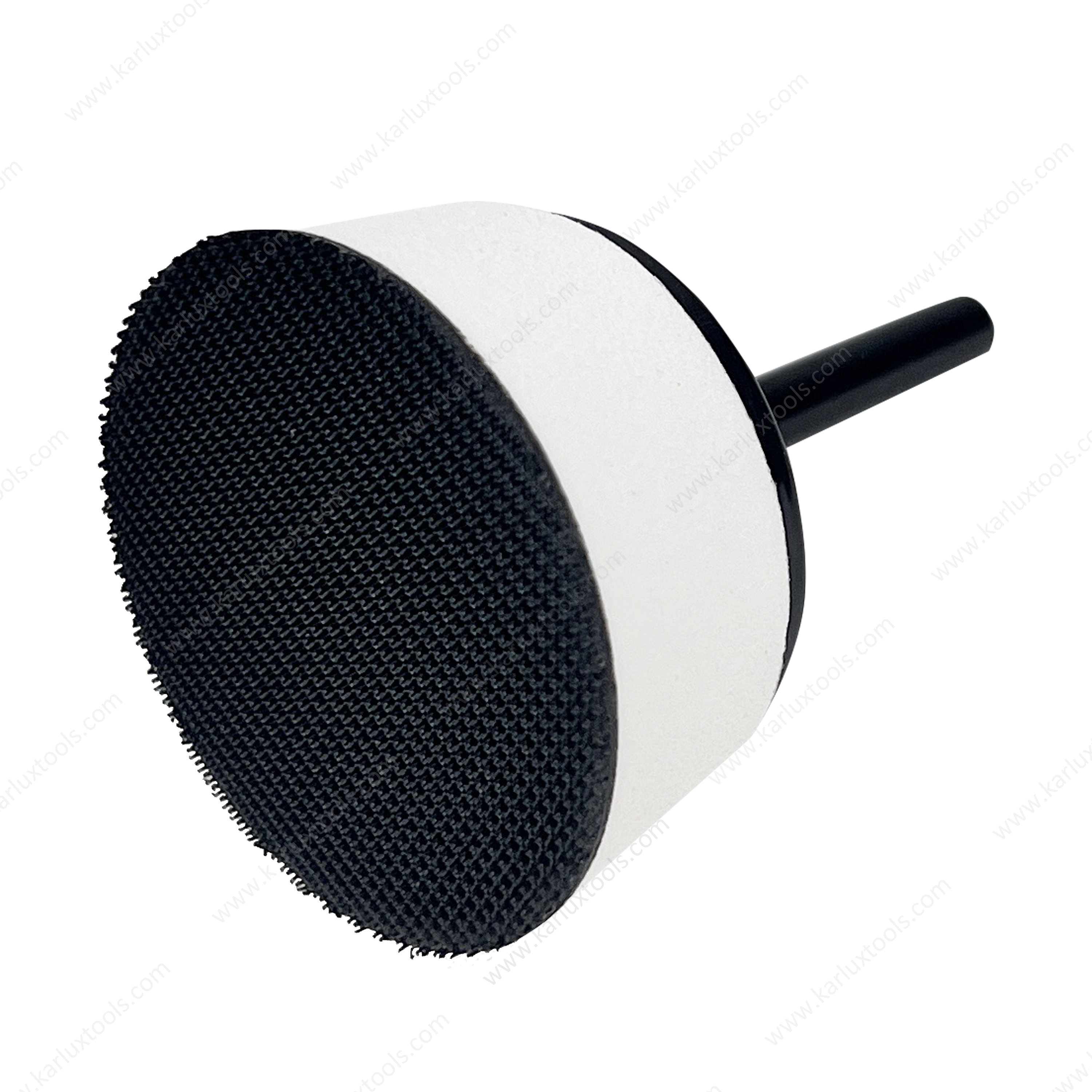 2 Inch 50mm Shank Mounted EVA Sanding Pad Flexible White Foam Backing Plate Tapered Conical Polishing Disc Holder for Surface Finishing