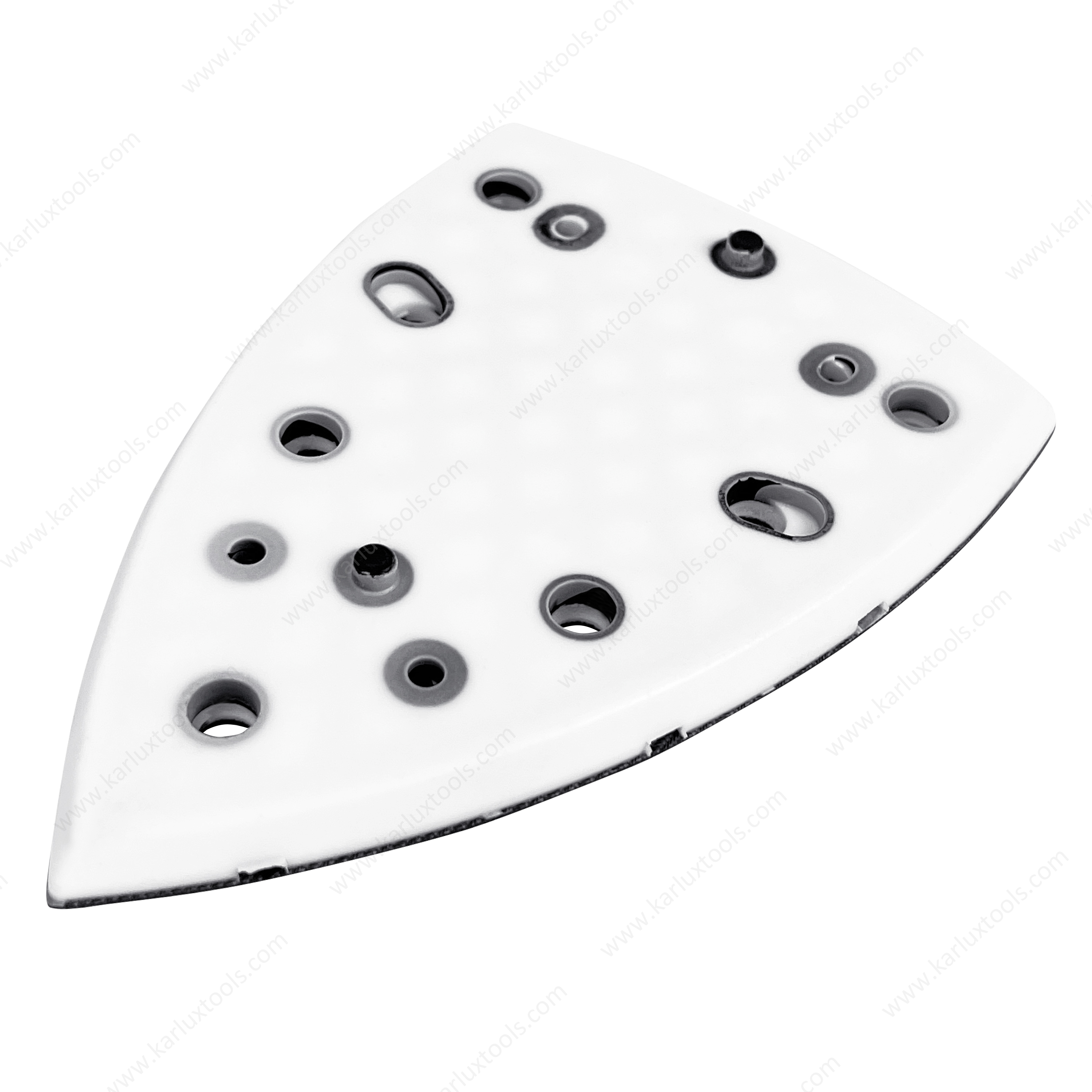100x150mm 7+4 Holes Short-Hook Velcro Backing Pad Back up Pad Sanding Plate Triangle Sanding Pad Assembly by Screws