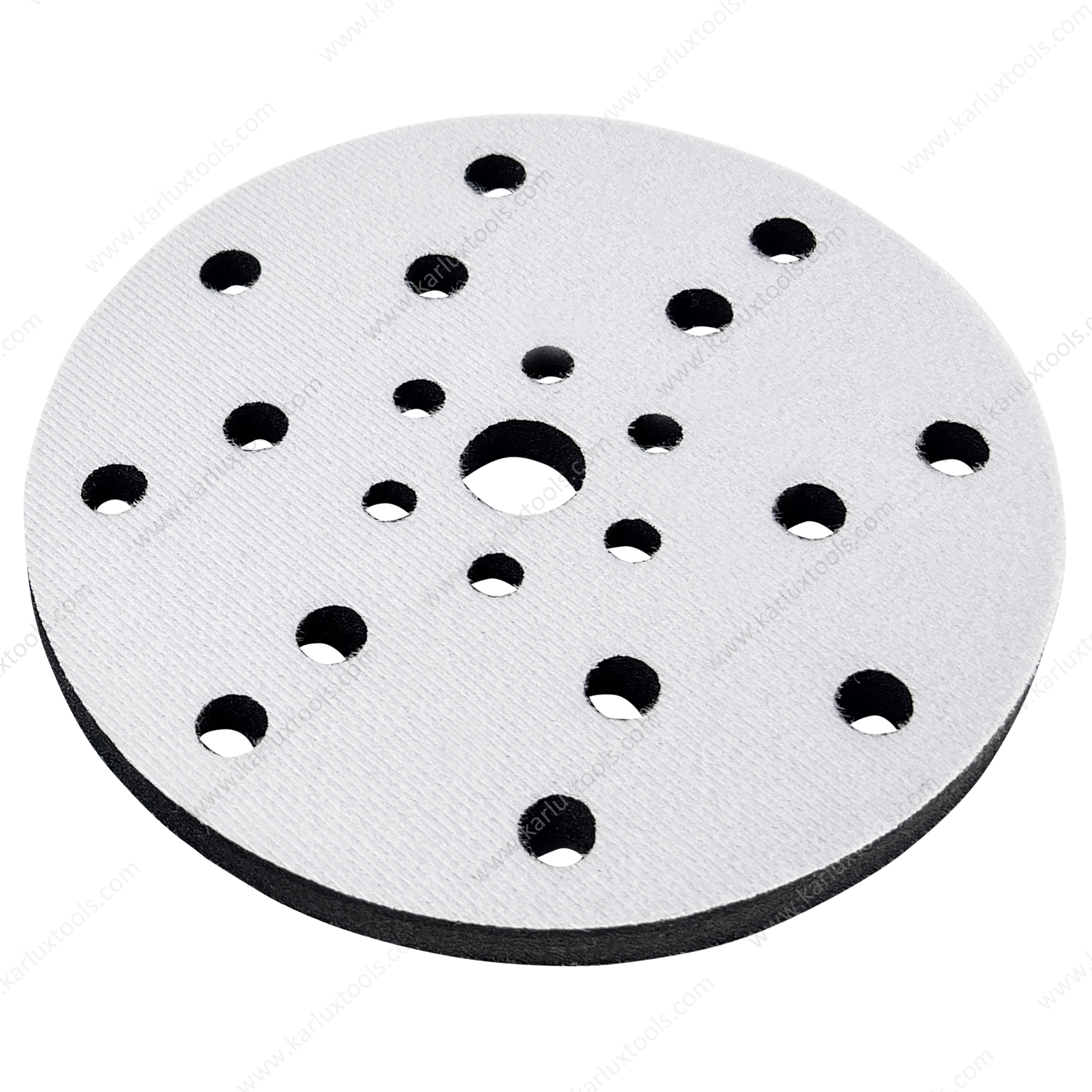 6inch 150mm 21Holes Round Hook and Loop Sponge Cushion Buffer Backing Pad Foam Soft Sanding Interface Pad