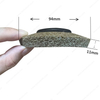 94mm Brown Coarse Nylon Fiber Polishing Wheel Grinder Sanding Disc Scouring Pad Buffing Sanding Wheel for Angle Grinder