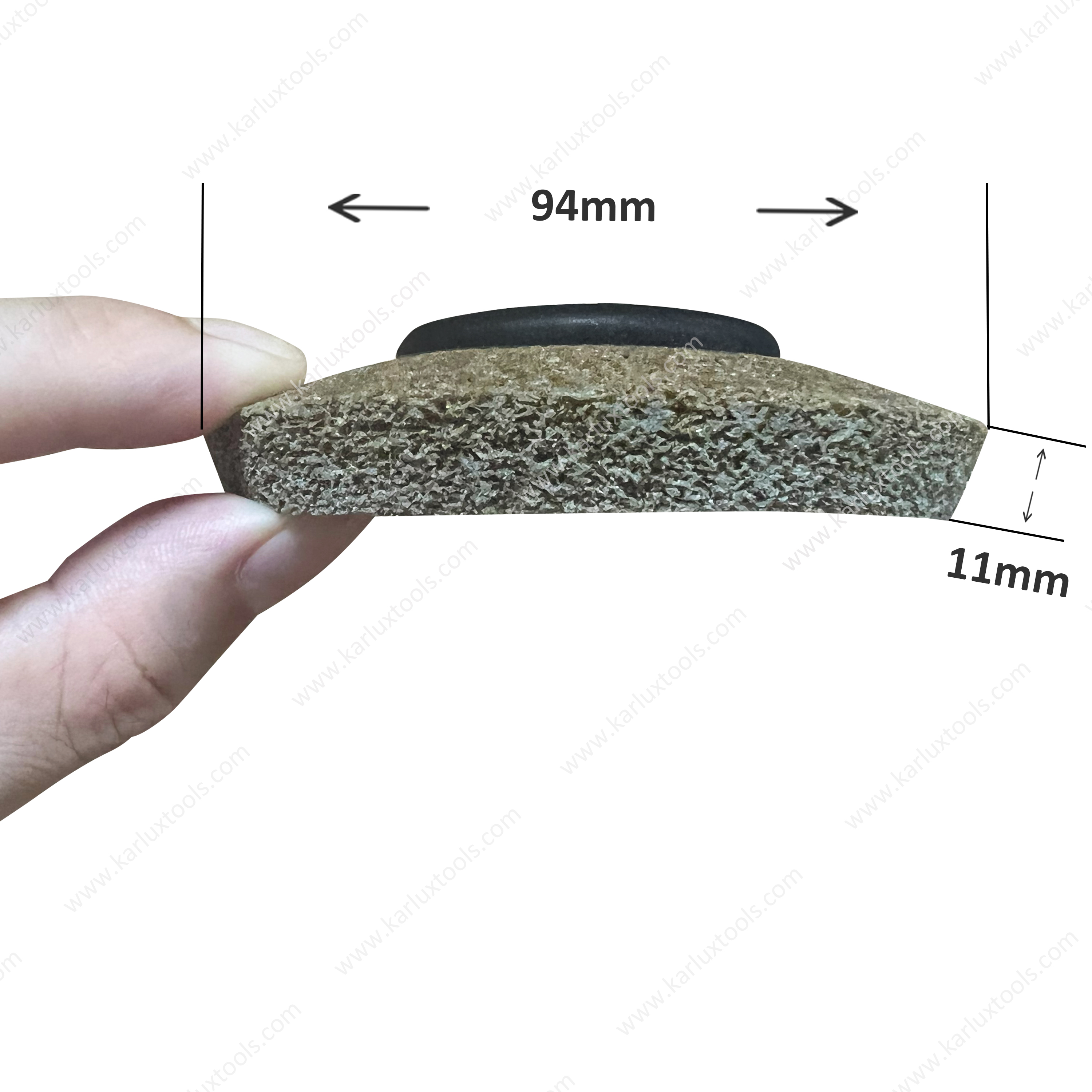 94mm Brown Coarse Nylon Fiber Polishing Wheel Grinder Sanding Disc Scouring Pad Buffing Sanding Wheel for Angle Grinder