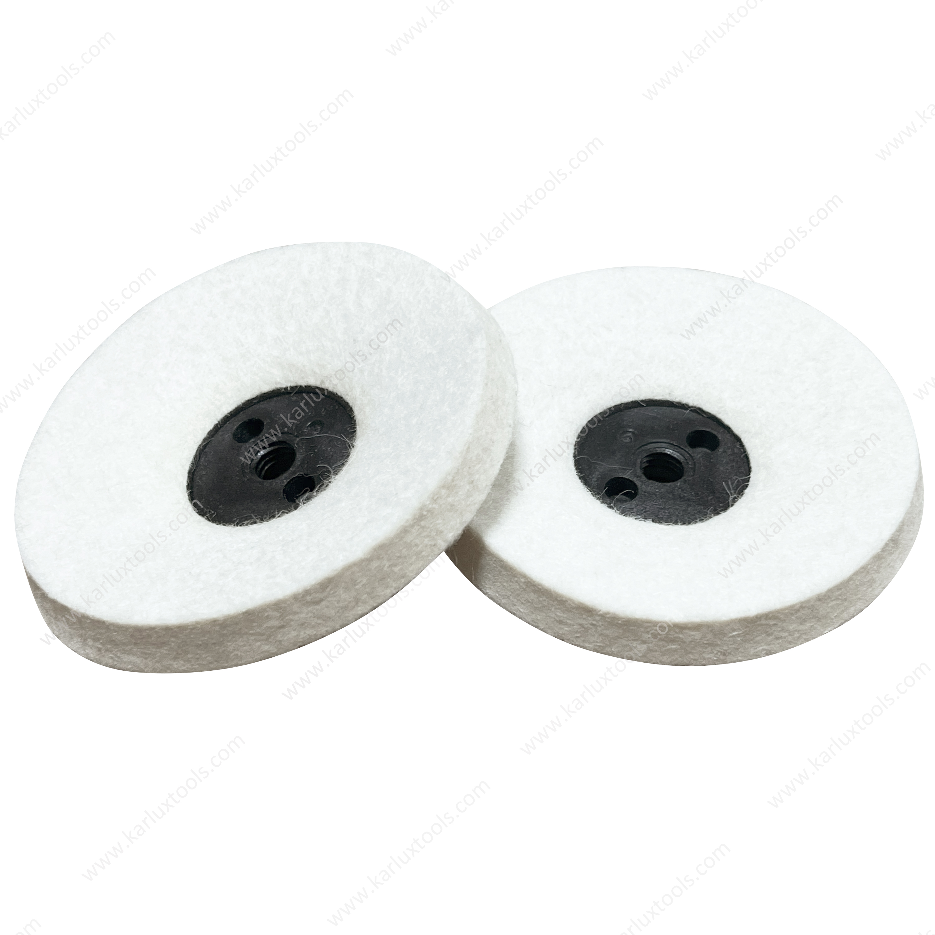 92mm Thickness 10mm Thread M10 Rotary Tool Woollen Polishing Disc 100% Wool Buffing Polishing Wheel