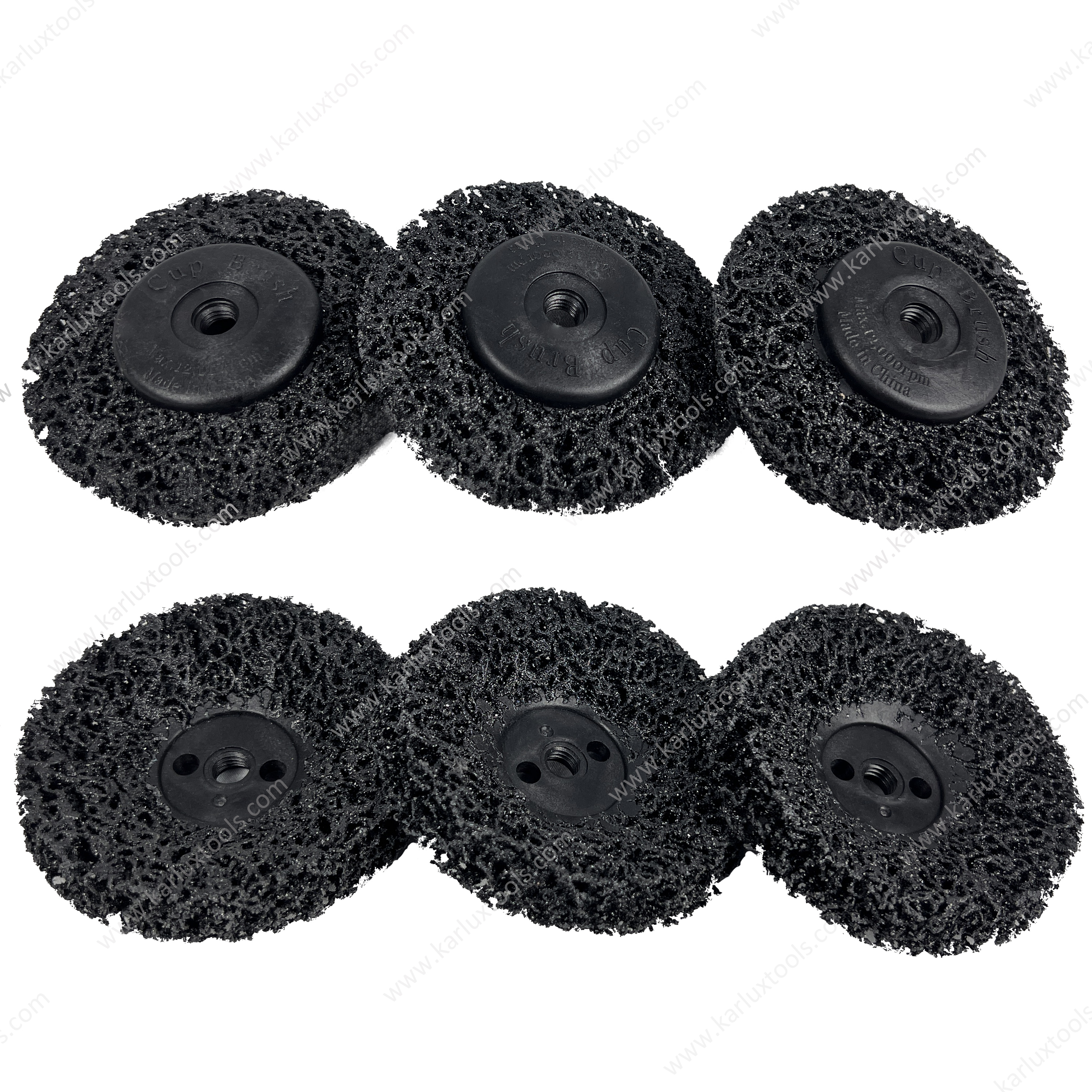 94mm Black Strip Abrasive Disc Wheel for Angle Grinder Clean & Remove Paint Rust and Oxidation for Wood Metal Fiberglass Work