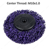 94mm Purple Strip Abrasive Disc Stripping Wheel Strip Discs for Angle Grinder Clean & Remove Paint Coating Rust and Oxidation