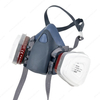 Half Face Gas Mask Facepiece Spray Painting Respirator Safety Suit Quick Latch Respirator With Replaceable Filters