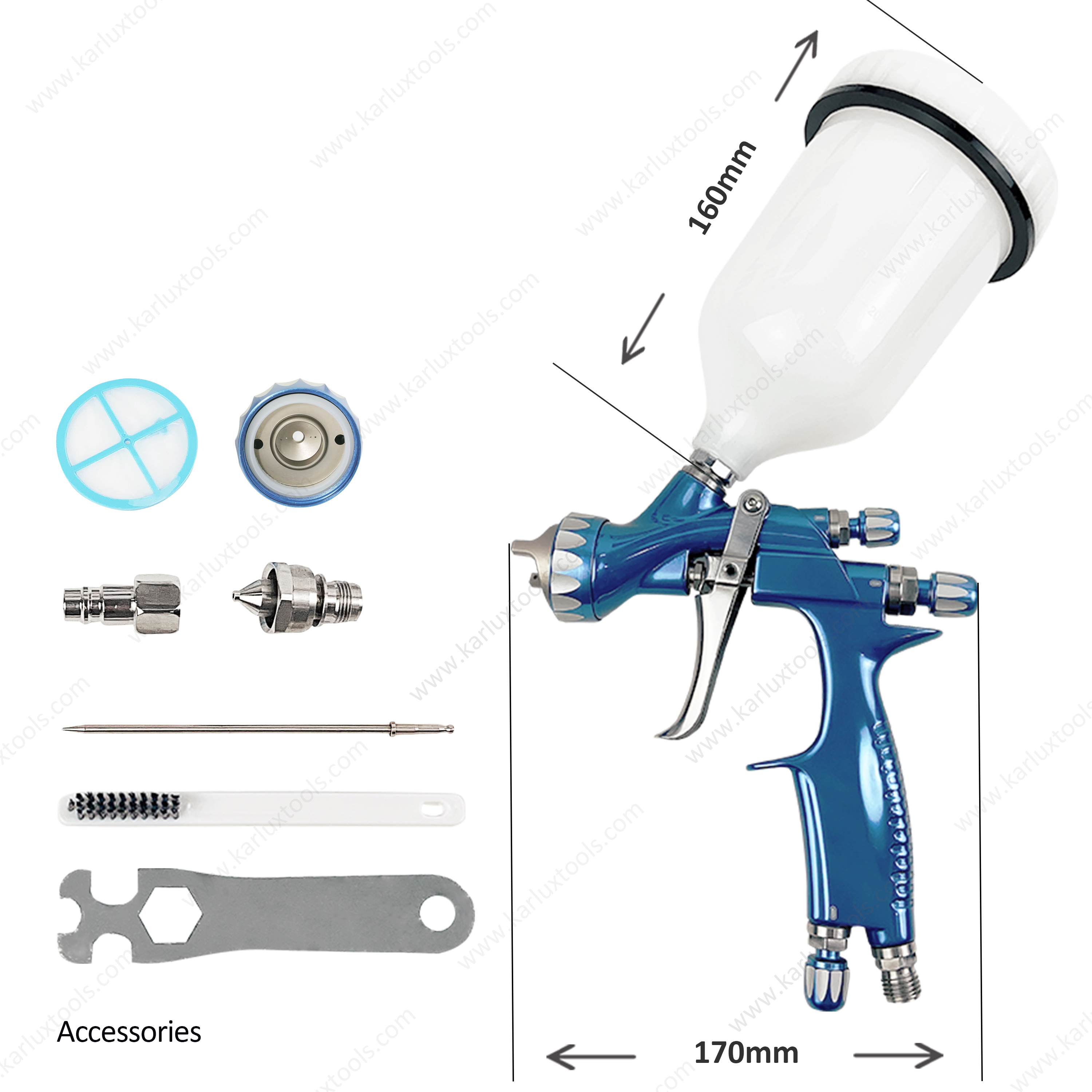 Air Spray Gun HVLP LVMP LVLP Nozzle 1.3/1.4