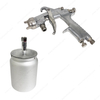 W-101-S 600ml 1.0/1.3/1.5/1.8mm Lightweight Suction Feed Paint Repair Sprayer Air Paint Spray Gun with Container Cup