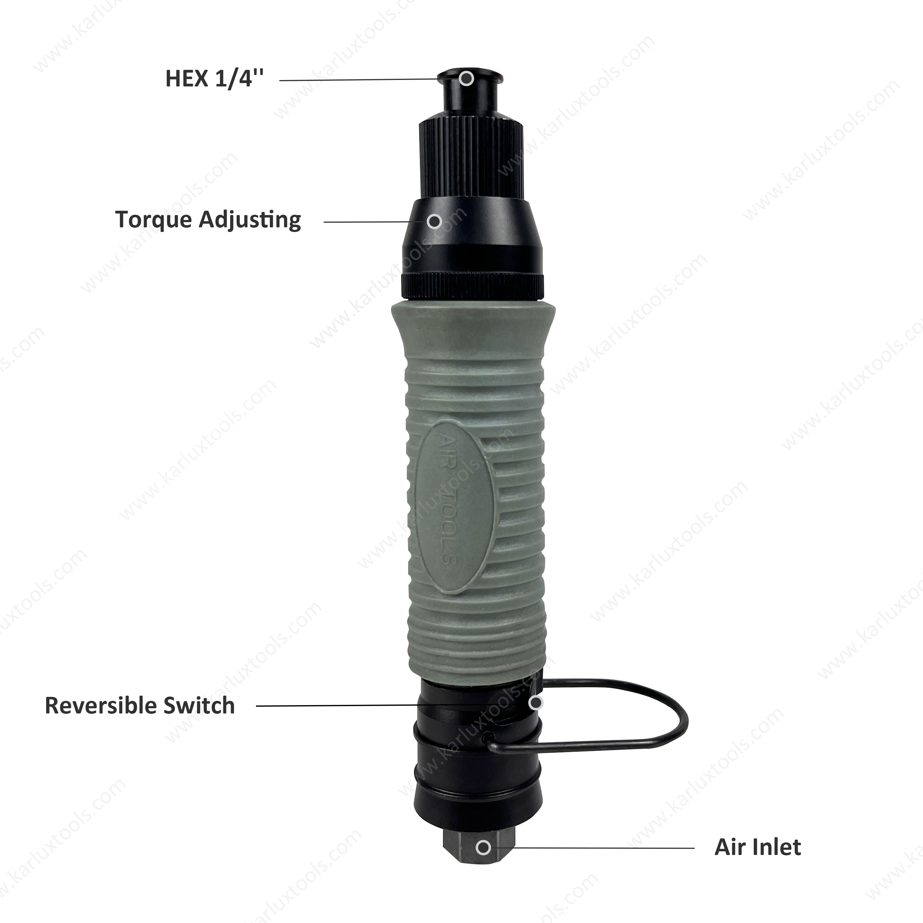 1000RPM Torque Range 0.5-2kgf·cm Industrial Push Start Shut Off Pneumatic Tools Assembly Screwdriver Straight Air Shut-Off Screwdriver