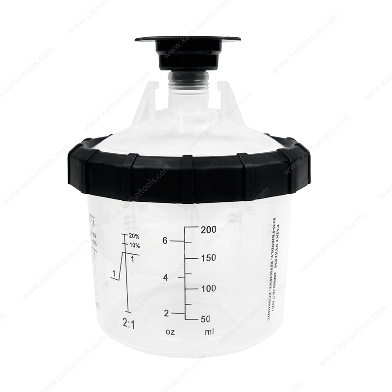 100ml Paint Sprayer Cup Plastic Paint Spray Gun Cup with 125mic or 190mic Filter Paint Cup