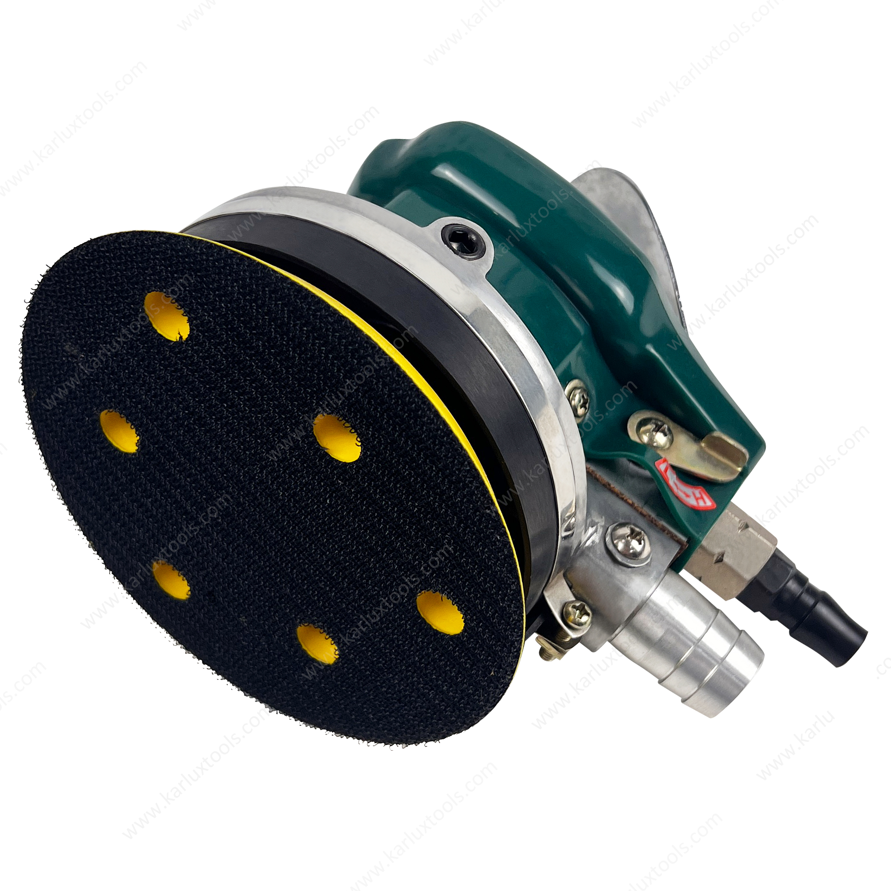 5Inch 125mm Self-generated Vacuum 5mm Orbit 10000RPM High Speed Industrial Pneumatic Random Orbital Palm Sander