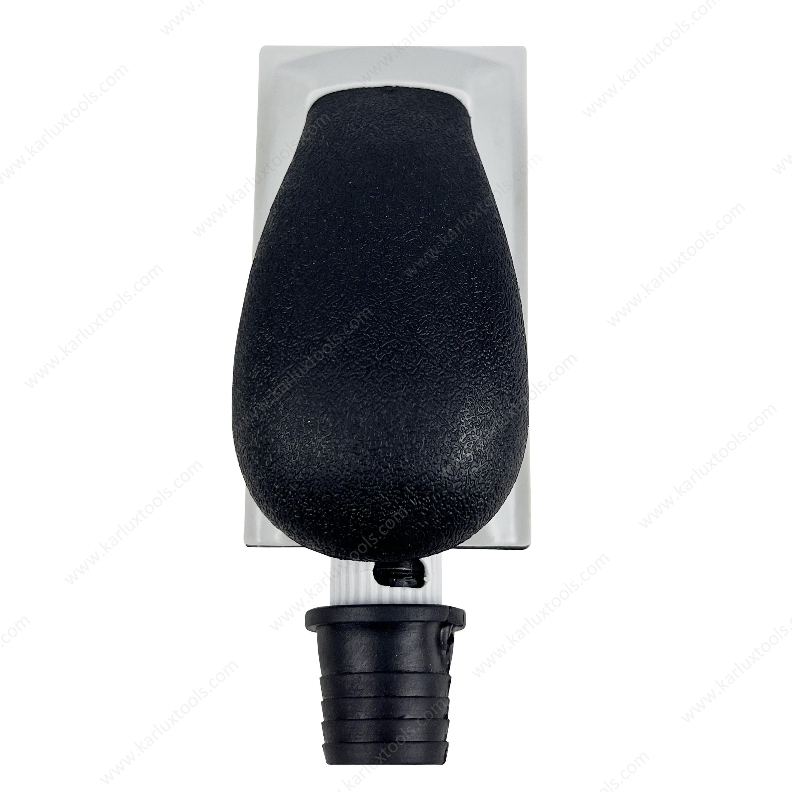 70x125mm Hand Sanding Block with Vacuum Hook & Loop Backing ABS Body Dust-Free Sanding Tool for Automotive Paint Prep