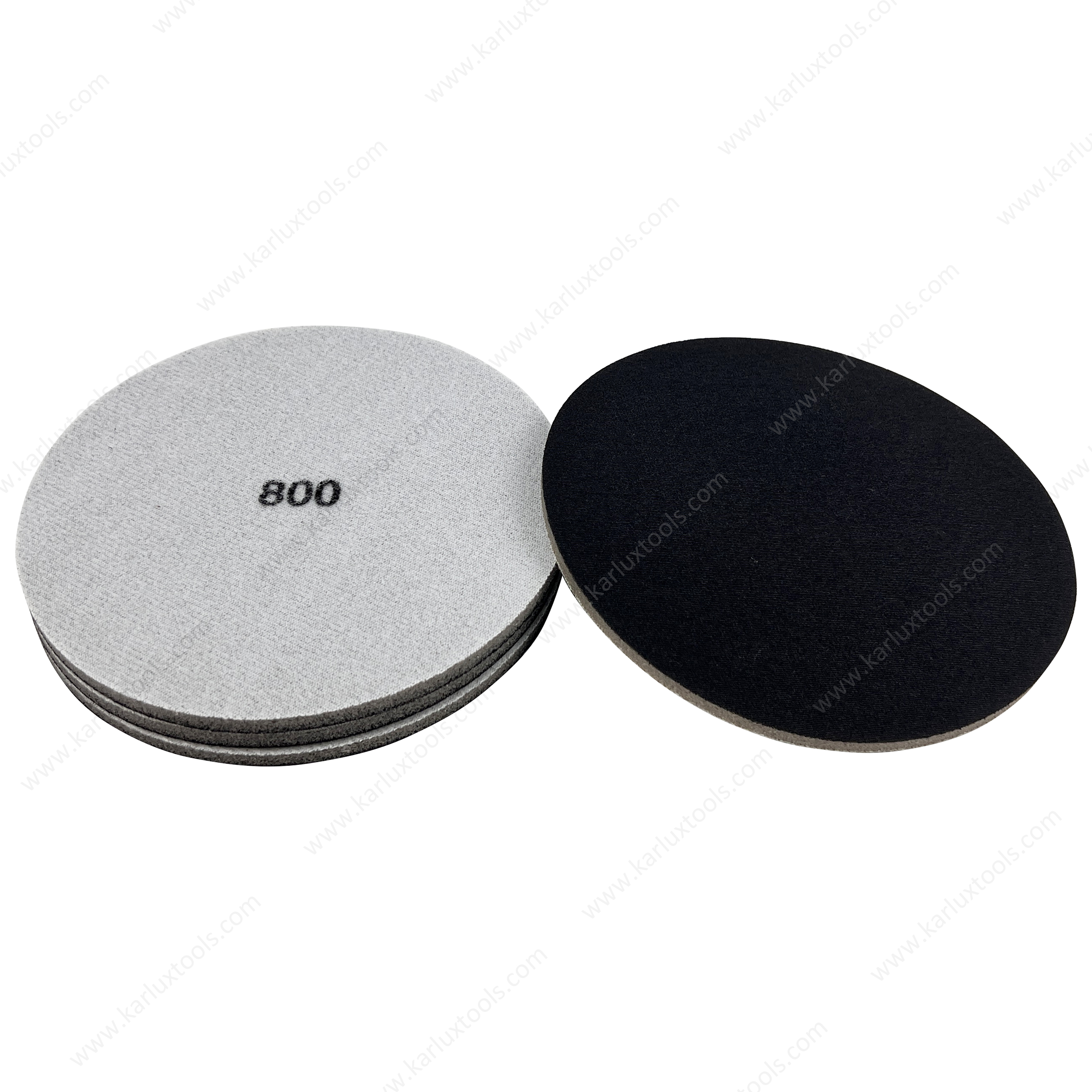 6 Inch Premium Sponge Sanding Discs 5mm Thick Premium Alumina Abrasive for High-End Automotive Paint Finishing & Woodworking