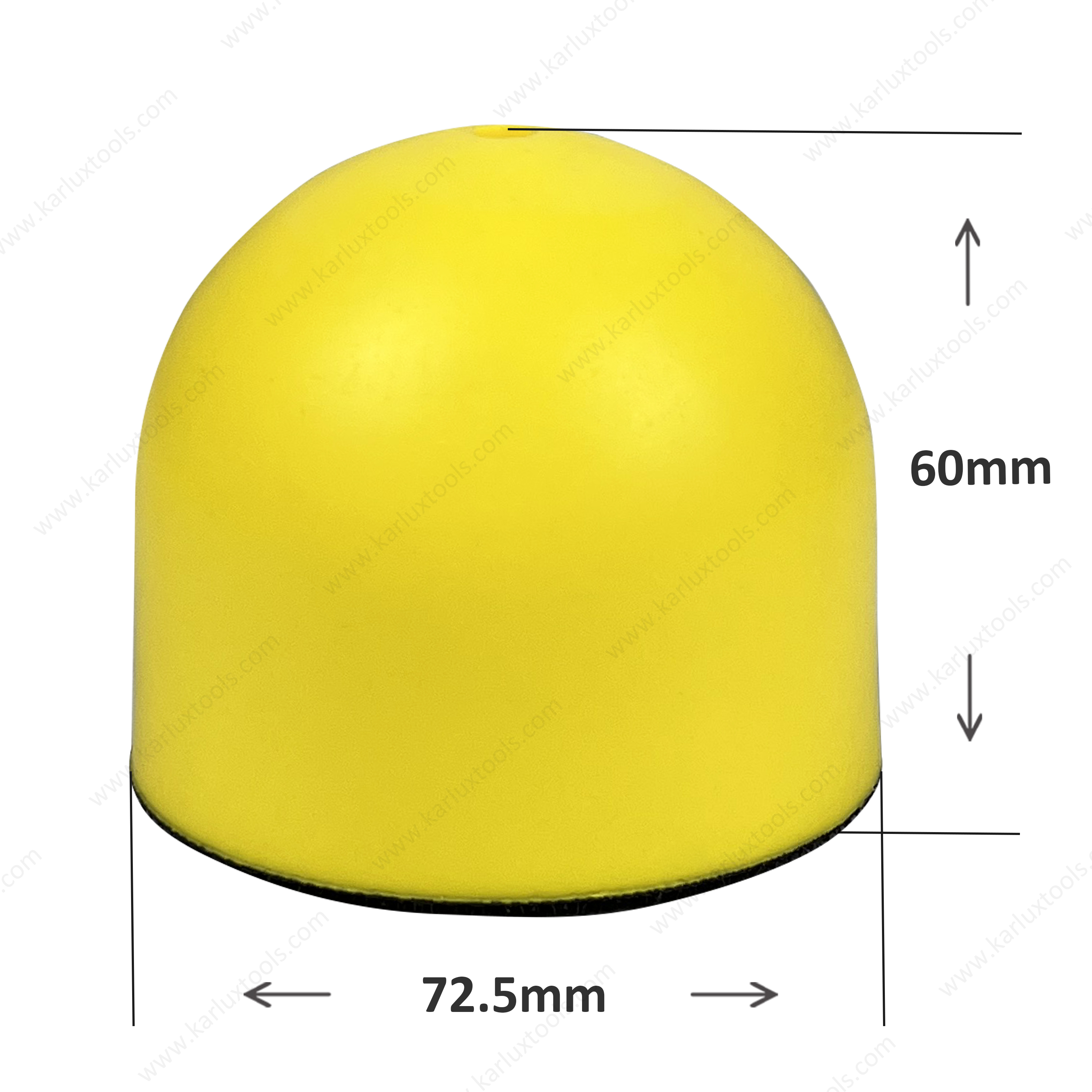 Meidum Manual Sanding Block 3inch (72.5mm) Velcro or PSA No Center Hole/With 1 Center Hole & 1 Sponge Insert 