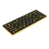 70x198mm Hook and Loop Sander Backing Pad Electric Sanding Machine Rectangular Backup Pad Multiple Hole 56 Holes for Electric Square Sander Accessory