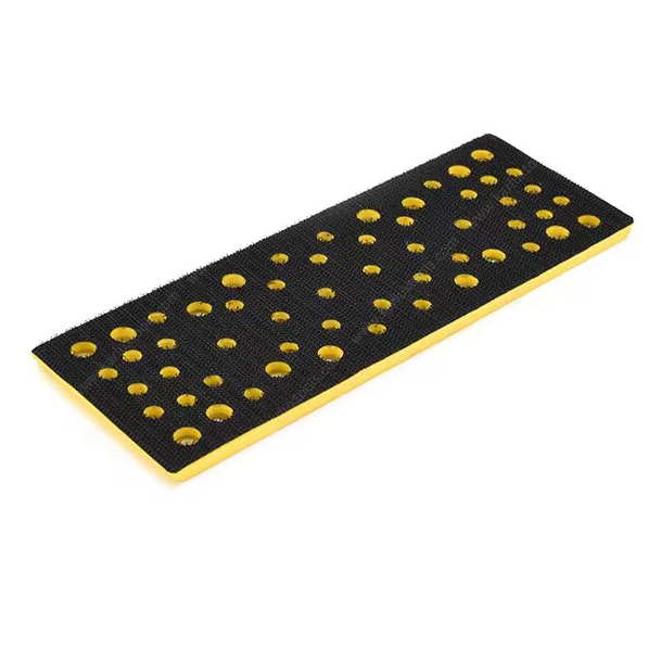 70x198mm Hook and Loop Sander Backing Pad Electric Sanding Machine Rectangular Backup Pad Multiple Hole 56 Holes for Electric Square Sander Accessory