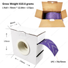 Grit P80-2000 V-shaped Holes 70m​m*70mm Square Sanding Paper Purple Ceramic Film Backing Sandpaper Roll for Vacuum Sander