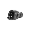 PCSTRPSAD-M1615 Aluminum BSP UNC Thread Spray Gun Cup Adapter Sprayer Cup Conversion Adapter for Gravity Feed Air Spray Gun Pot Replacement